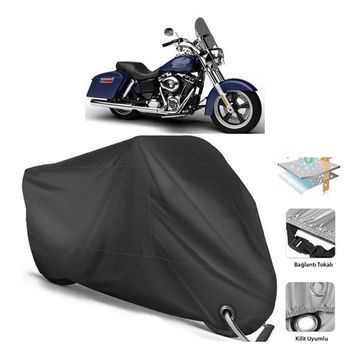 Coverplus Harley-Davidson Dyna Switchback Siyah Motosiklet Branda