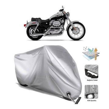 Coverplus Harley-Davidson Sportster Custom XL1200C Motosiklet Branda