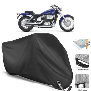 Coverplus Honda Shadow Spirit 750 Siyah Motosiklet Branda