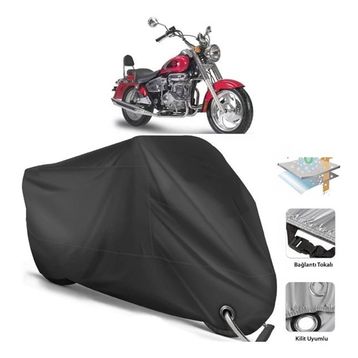 Coverplus Kanuni Caracal 200 Siyah Motosiklet Branda