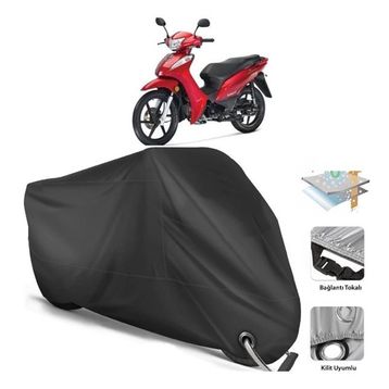 Coverplus Kanuni Fox Siyah Motosiklet Branda