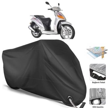 Coverplus Kanuni Motorum 150 Siyah Motosiklet Branda