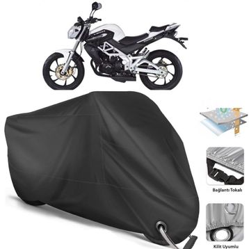 Coverplus Kanuni Phantom Siyah Motosiklet Branda