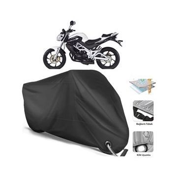 Coverplus Kanuni Phantom Siyah Motosiklet Branda