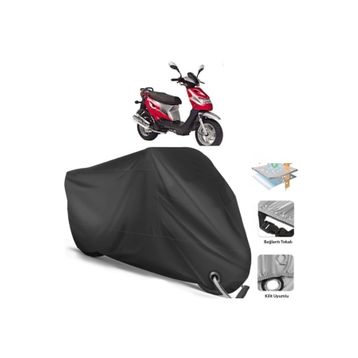 Coverplus Kanuni Popcorn 90 Siyah Motosiklet Branda