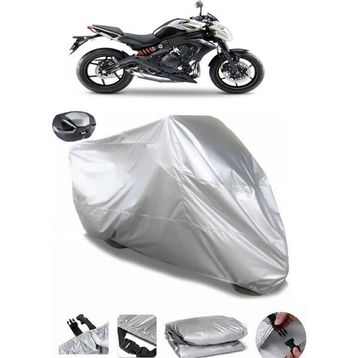 Coverplus Kawasaki ER-6 N Gri Arka Çanta Uyumlu Su Geçirmez Motosiklet Brandası