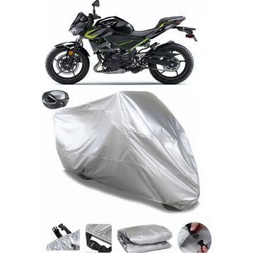 Coverplus Kawasaki Z 400 Gri Arka Çanta Uyumlu Motosiklet Brandası