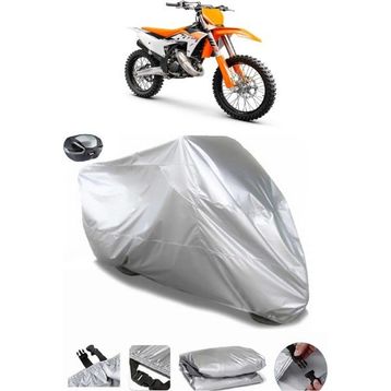 Coverplus KTM 125 SX Gri Arka Çanta Uyumlu Motosiklet Brandası