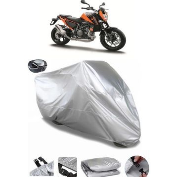 Coverplus KTM 690 Duke Gri Arka Çanta Uyumlu Motosiklet Brandası