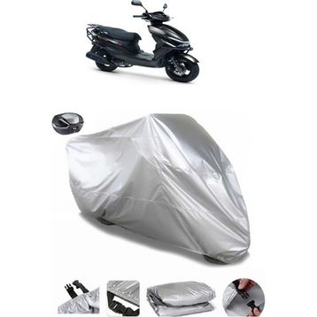 Coverplus Kuba Space 50 Gri Arka Çanta Uyumlu Su Geçirmez Motosiklet Brandası