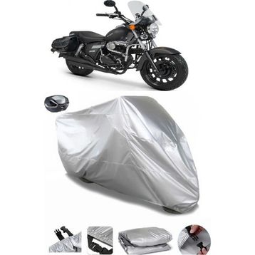Coverplus Kuba Superlight 125 Gri Arka Çanta Uyumlu Su Geçirmez Motosiklet Brandası