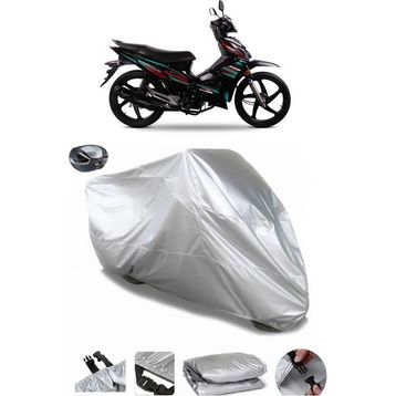 Coverplus Modenas Kriss 1 Gri Arka Çanta Uyumlu Su Geçirmez Motosiklet Brandası