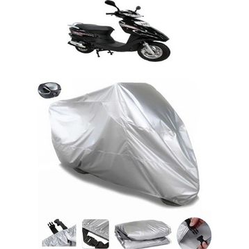 Coverplus Mondial 125 RT Gri Arka Çanta Uyumlu Su Geçirmez Motosiklet Brandası