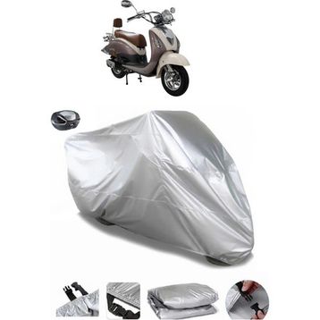 Coverplus Mondial 125 ZN Gri Arka Çanta Uyumlu Su Geçirmez Motosiklet Brandası