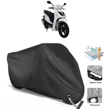 Coverplus Mondial 150 Gomax Siyah Motosiklet Branda
