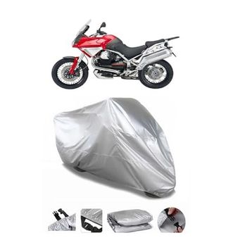 Coverplus Moto Guzzi Stelvio 1200 4V Gri Su Geçirmez Motosiklet Brandası