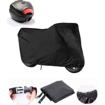 Coverplus Moto Guzzi V100 Mandello S Arka Çanta Uyumlu Siyah Motosiklet Brandası