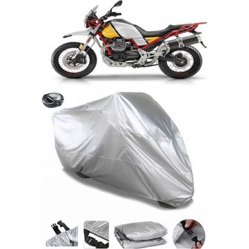 Coverplus Moto GUZZIV85 TT Gri Arka Çanta Uyumlu Su Geçirmez Motosiklet Brandası