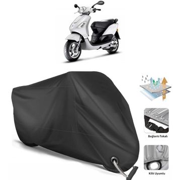 Coverplus Piaggio FLY 100 Siyah Motosiklet Branda