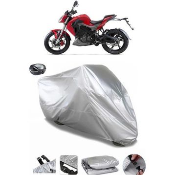 Coverplus RKS 125-S Gri Arka Çanta Uyumlu Su Geçirmez Motosiklet Brandası