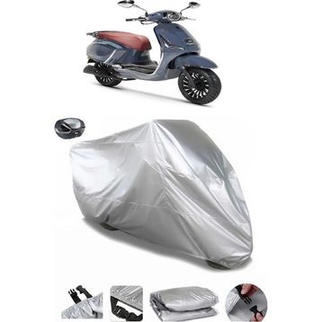 Coverplus RKS Dark Blue 125 Gri Arka Çanta Uyumlu Su Geçirmez Motosiklet Brandası