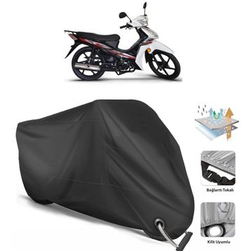 Coverplus RKS Next 50 Siyah Motosiklet Branda