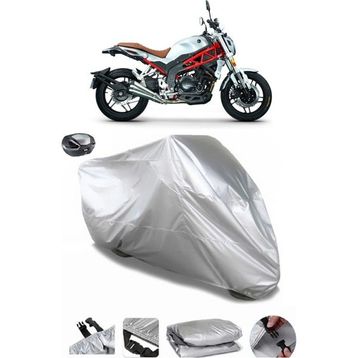 Coverplus RKS RS 400 Gri Arka Çanta Uyumlu Su Geçirmez Motosiklet Brandası