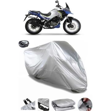 Coverplus RKS Winner 200 Gri Arka Çanta Uyumlu Su Geçirmez Motosiklet Brandası