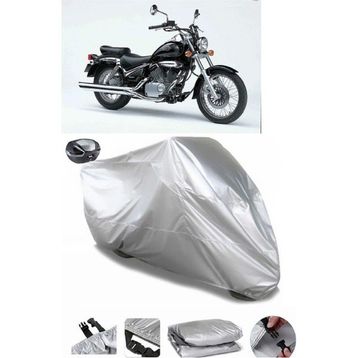 Coverplus Suzuki VL 250 Intruder Gri Arka Çanta Uyumlu Su Geçirmez Motosiklet Brandası