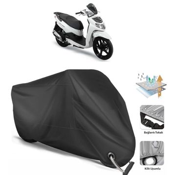 Coverplus SYM HD Evo 200 Siyah Motosiklet Branda
