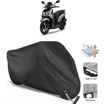 Coverplus SYM HD2 200i Siyah Motosiklet Branda