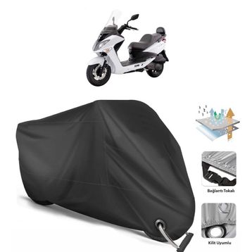 Coverplus SYM Joyride Evo 200 Siyah Motosiklet Branda