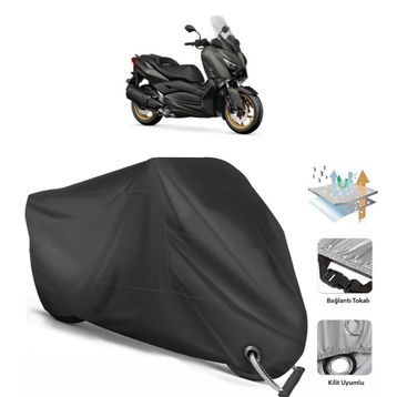 Coverplus Yamaha X-Max 250 Tech Max Siyah Motosiklet Branda