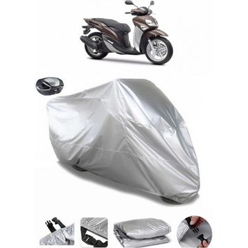 Coverplus Yamaha Xenter 150 Arka Çanta Uyumlu Su Geçirmez Gri Motosiklet Brandası
