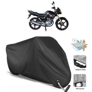 Coverplus Zorro ZR 125-48 Yebere Siyah Motosiklet Branda