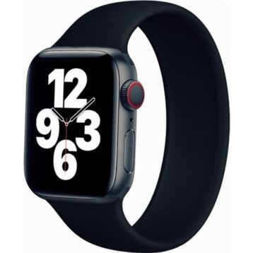 CoverZone Apple Watch 44 mm One Way Medium Siyah Kordon