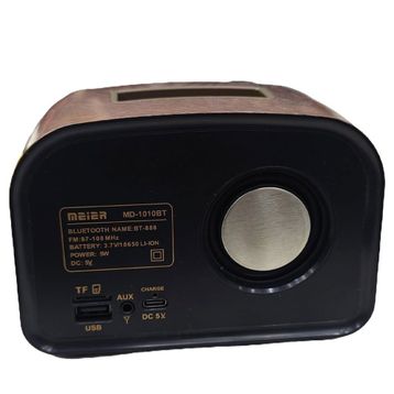 CoverZone CZ101BT Mini Boy Retro Radyo Kahverengi Bluetooth Hoparlör