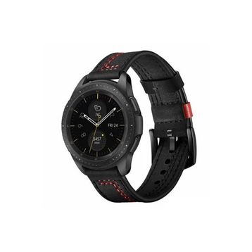 Coverzone Galaxy Gear S3 Siyah Deri Kordon