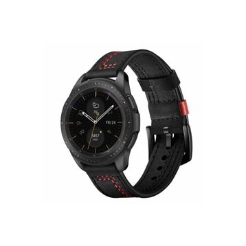 Coverzone Galaxy Gear S3 Siyah Deri Kordon