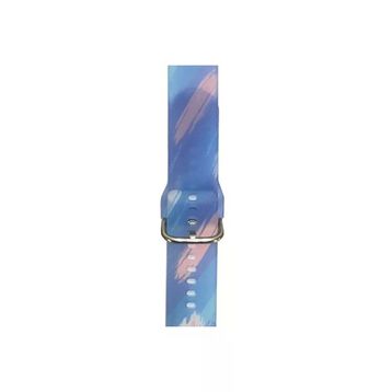 CoverZone Galaxy Watch 3 45 mm Uyumlu Renkli Desenli Erstwhile Blue Sky Kayış Kordon