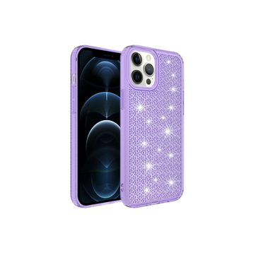CoverZone iPhone 11 Pro Airbagli Kamera Korumalı Mor Parlak Tasarımlı Z-Snow Emollient Cep Telefonu Arka Kapak