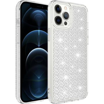 CoverZone iPhone 12 Pro Airbagli Kamera Korumalı Parlak Tasarımlı Z-Snow Emollient Beyaz Cep Telefonu Kılıfı