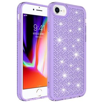 CoverZone iPhone 14 Airbagli Kamera Korumalı Parlak Tasarımlı Z-Snow Emollient Mor Cep Telefonu Kılıfı