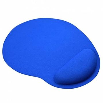 CoverZone Mavi Bilek Destekli Kumaş Yüzey Kaymaz Alt Taban Kullanıcı Dostu Şık ve Rahat Tasarım Mouse Pad