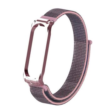 CoverZone Xiaomi Mi Band 5 Mixed Kayış Gri Hasır Örme Kordon