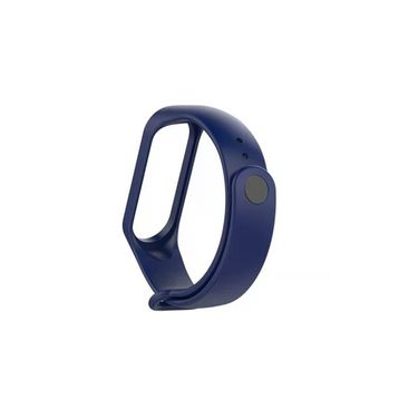 CoverZone Xiaomi Mi Band 5 Uyumlu Termoplastik Lacivert Kayış Kordon