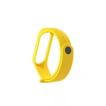 CoverZone Xiaomi Mi Band 5 Uyumlu Termoplastik Sarı Kayış Kordon
