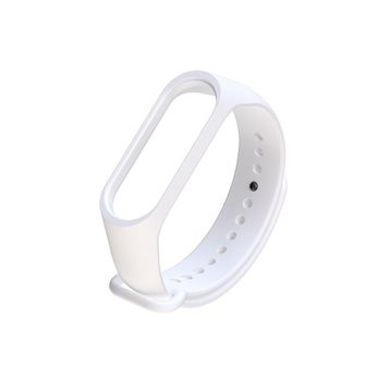 CoverZone Xiaomi Mi Band 6 Uyumlu Termoplastik Silikon Beyaz Kayış Kordon