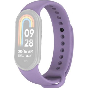 CoverZone Xiaomi Mi Band 8 Termoplastik Lila Kayış Kordon