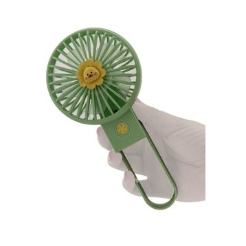 CoverZone YS2269 Şarjlı Taşınabilir Mini USB Fan Led Işıklı Masa Üstü 3 Kademeli Mini Vantilatör